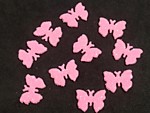 Бабочки нежно-розовые маленькие
