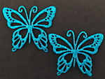 Бабочка темно-голубая(2)