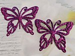 Бабочка (053) фиолетовая