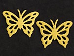 Бабочка (070) маленькая светло-желтая