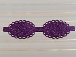 Шаблон Бантик фиолетовый