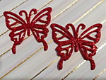 Бабочка (027) красная