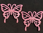 Бабочка (023) розовая