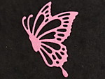 Вырубка Бабочка розовая