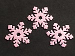 Снежинка (14) нежно-розовая