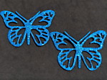 Бабочка (09) темно-голубая