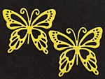 Бабочка (040) светло-желтая