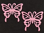 Бабочка (041) средняя нежно-розовая