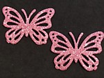 Бабочка (047) средняя розовая