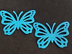 Бабочка (83) голубая