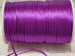 Шнур атласный 2мм фиолетовый