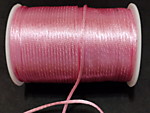 Шнур атласный 2мм светло-розовый