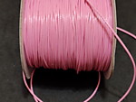 Шнур вощеный 1мм розовый