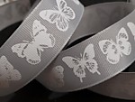 Лента репс.25мм (3015) Бабочки