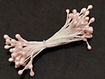 Тычинки 3мм глянцевые нежно-розовые