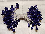 Тычинки 4мм глянцевые фиолетовые